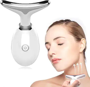 3-Color LED Beauty Facial Massager – Anti-Aging, Jawline Lifting & Skin Tightening
