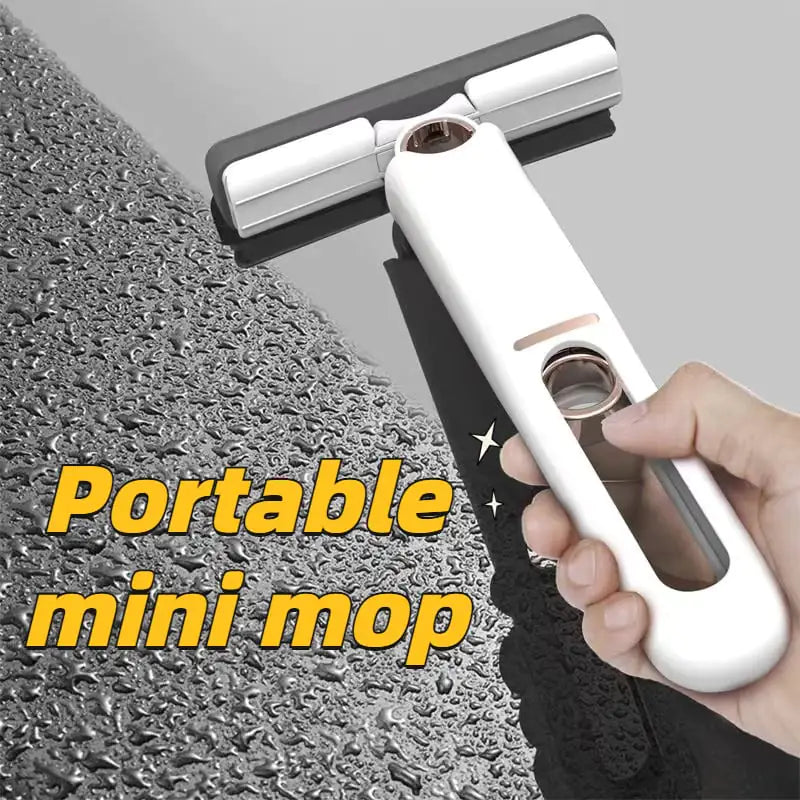 Portable Self-Squeeze Mini Mop for Home Cleaning