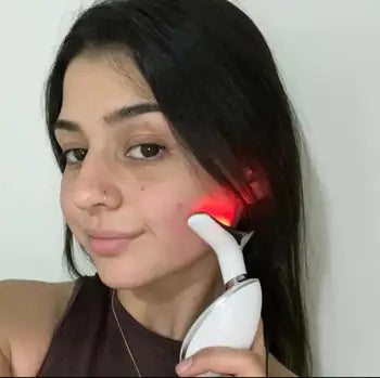 3-Color LED Beauty Facial Massager – Anti-Aging, Jawline Lifting & Skin Tightening