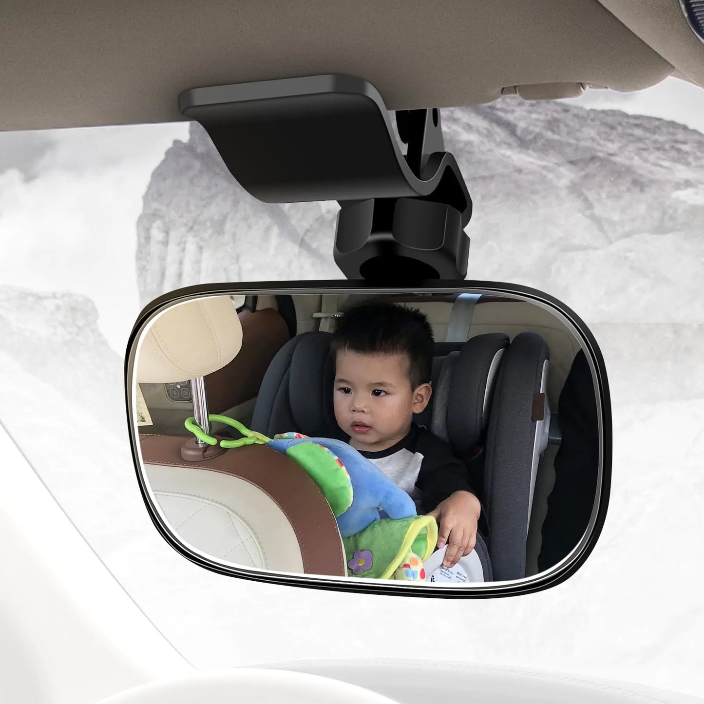 utiiy Baby Car Mirror Dog Car Mirror Children and Pets Car Rear Seat Observation Mirror